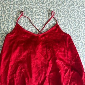 Express Red Spaghetti Strap Top